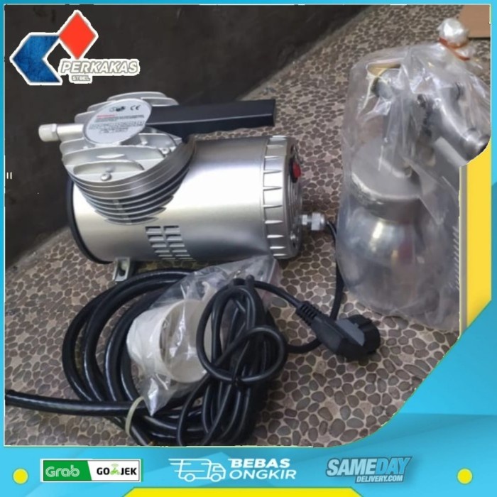 [Original] Kompresor Listrik Mini 25 Psi Compresor Angin Set 220V Limited