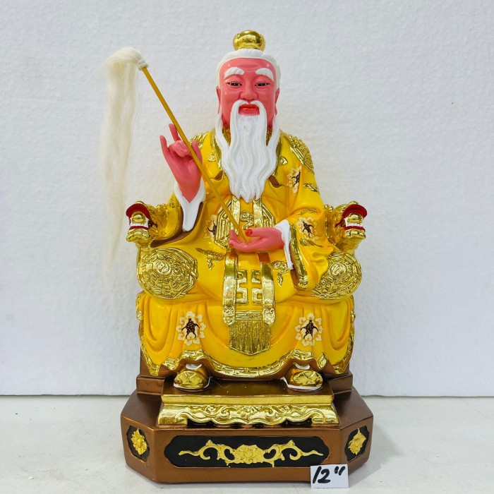 [Original] Patung Dewa Tai Sang Lau Jin / Tai Siong Kumis Palsu 12In Terbatas