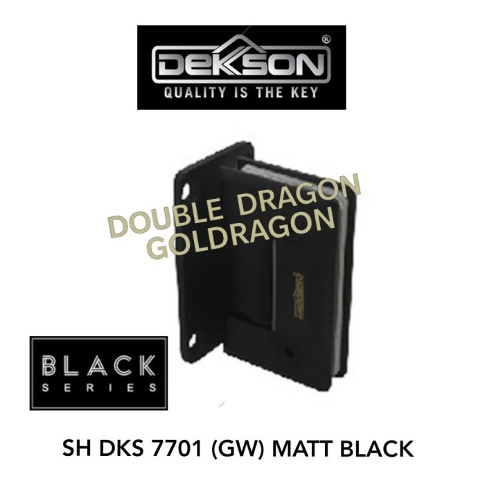 [Baru] Shower Hinge Dekkson Sh 7701 Gw Matt Black Limited