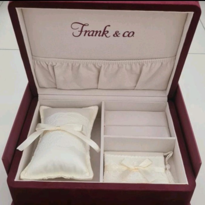 [New Ori] Wedding Ring Box Exclusive Frank N Co Berkualitas