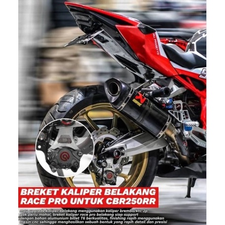 [New Ori] Breket Kaliper Belakang Ktc 2P Cbr250Rr Breket Kaliper Belakang Ktc Limited