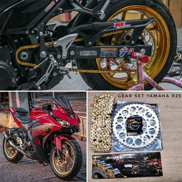 [New Ori] Aksesoris Gear Gir Set Yamaha R25 Gear Set Gir Yamaha R25 Old New Limited