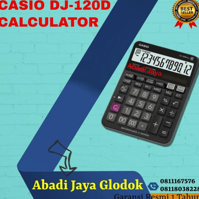 

CASIO DJ-120D CALCULATOR