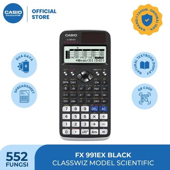 

CASIO KALKULATOR SCIENTIFIC FX 991 EX CALCULATOR ILMIAH
