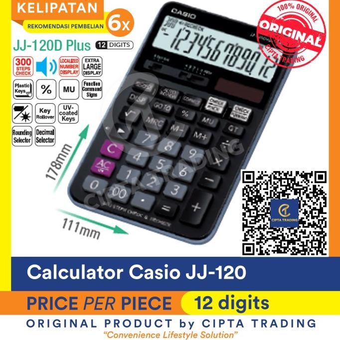 

Calculator - Casio - JJ-120D Plus