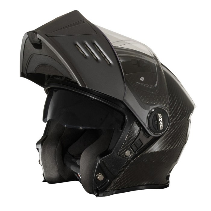 [New Ori] Simpson Darksome Carbon  Helm Motor Modular  Simpson Ori Terbatas