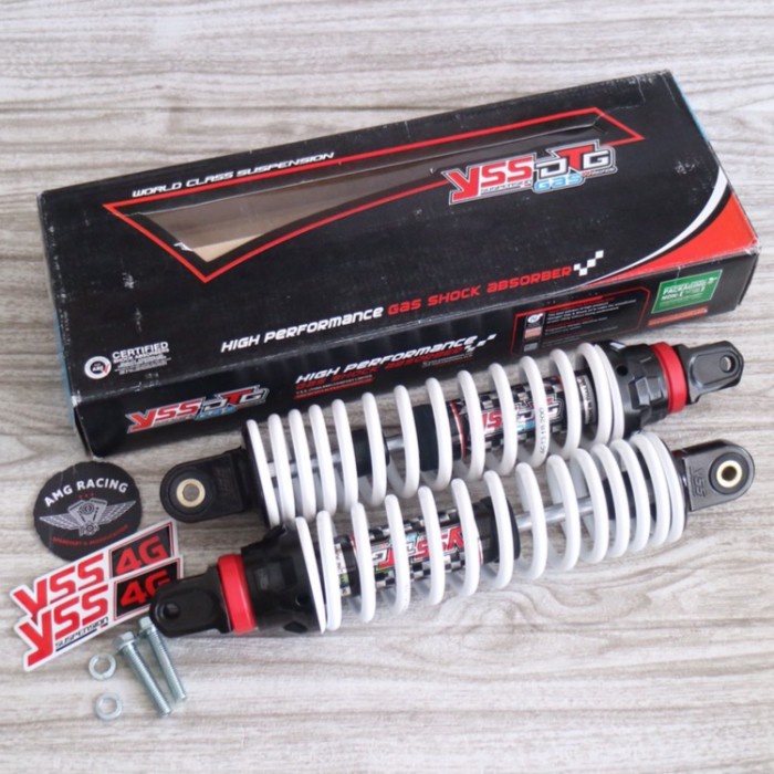 [Baru] Shockbreaker Yss Dtg Evo Aerox 155 Black White Berkualitas