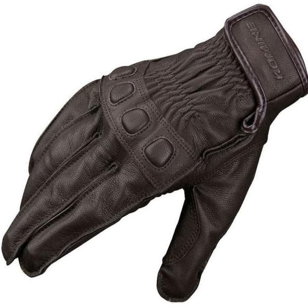 [New Ori] Komine Gk-720 Vintage Leather Glove Brown Limited