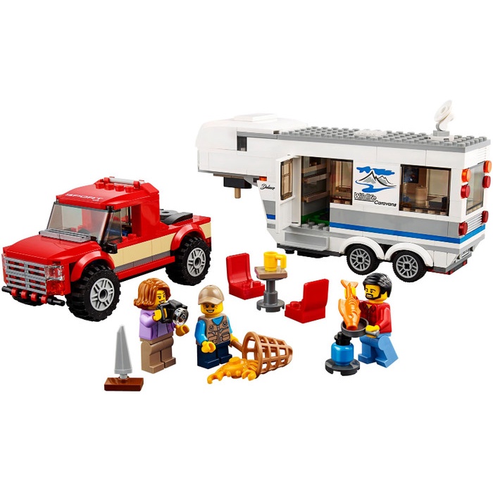 DISKON SPESIAL BRICKS COMPATIBLE CITY 60182 PICKUP & CARAVAN TERMURAH