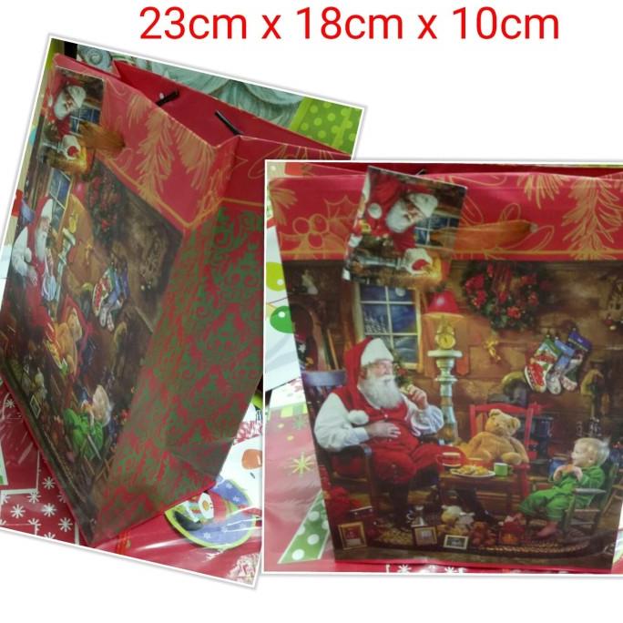 

Ready Paperbag Natal Isi 12 Import / Kantong Natal Berkualitas