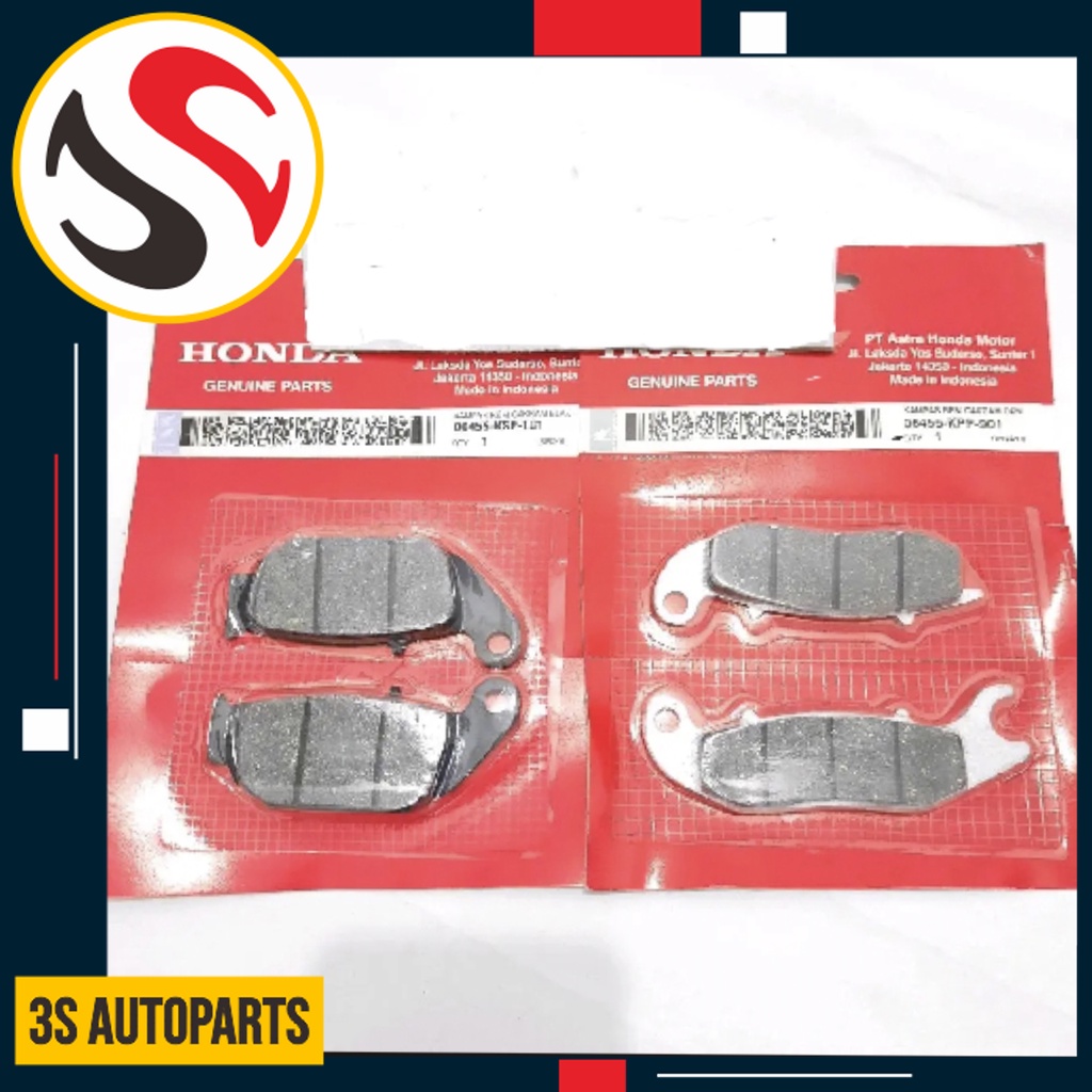 Paket Kampas Rem Depan Kampas Rem Belakang Cb Cbr 150 R Old