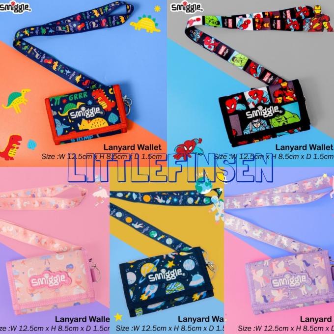 Terlaris Smiggle Wallet/Dompet Smiggle/Dompet Anak Original