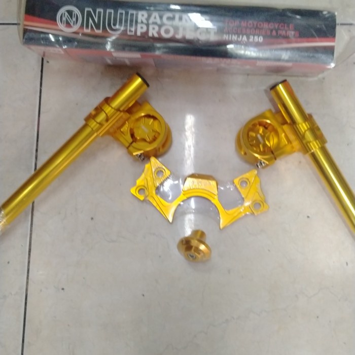 ✨Sale Stang Jepit Ninja 250Fi Dan Karbu Stang Jepit Nui Ukulan 37Mm Berkualitas