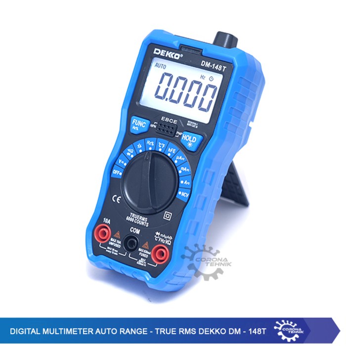 Digital Multimeter Auto Range - True RMS - Dekko DM-148T star