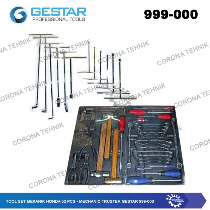 Tool Set Mekanik Honda 52 Pcs - Mechanic Truster Gestar 999-000 Tool star