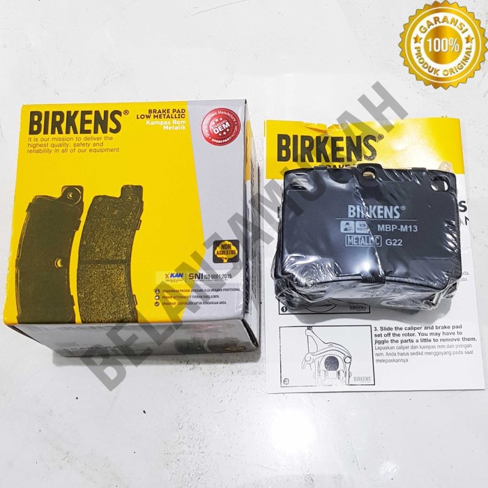 Brake Pad / Kampas Rem Belakang Mitsubishi Pajero Sport Dakar Birkens best