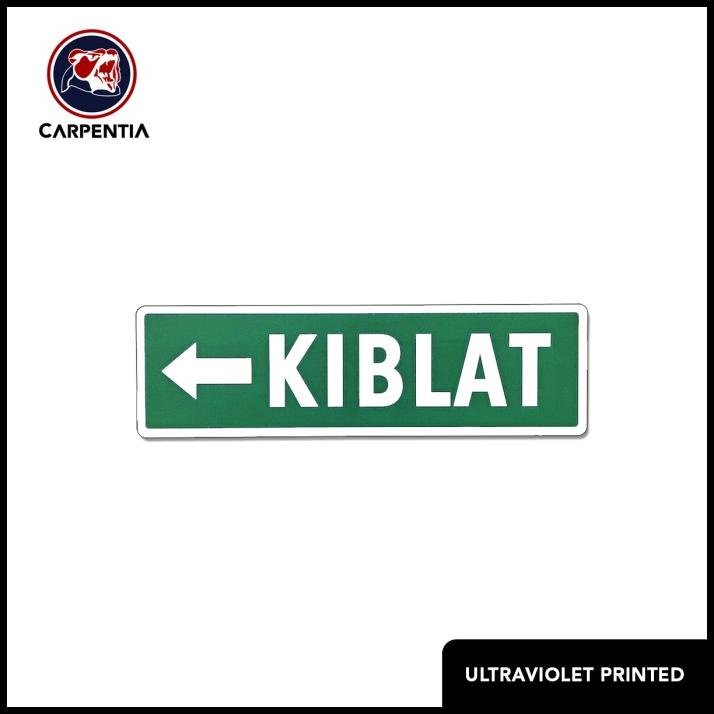 

GRATIS ONGKIR ACRYLIC SIGN KIBLAT / LABEL DINDING AKRILIK 24X7 CM / A - HIJAU !!!