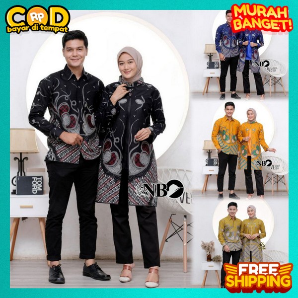 Bsju Setelan Baju Pasangan Batik Atasan Couple Bstik Suami Istri Murah Keneja Pasangan Dewasa M L Xl