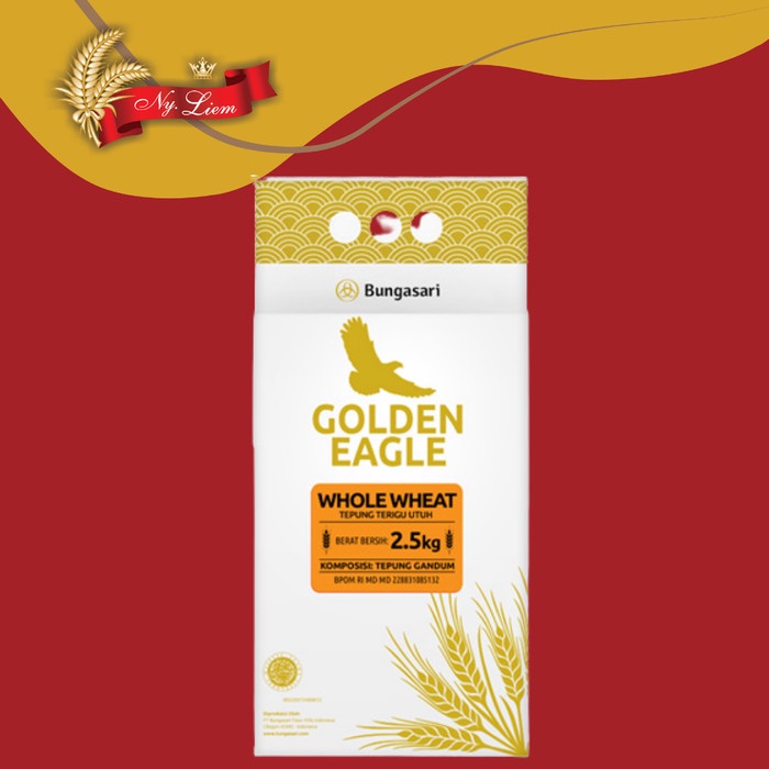 

Promo Golden Eagle Tepung Gandum Whole Wheat 2,5Kg