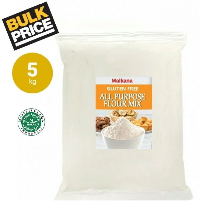 

Murah!! TEPUNG SERBAA GLUTEN FREE PENGGANTI TEPUNG TERIGU 5 KG / GLUTEN FRE