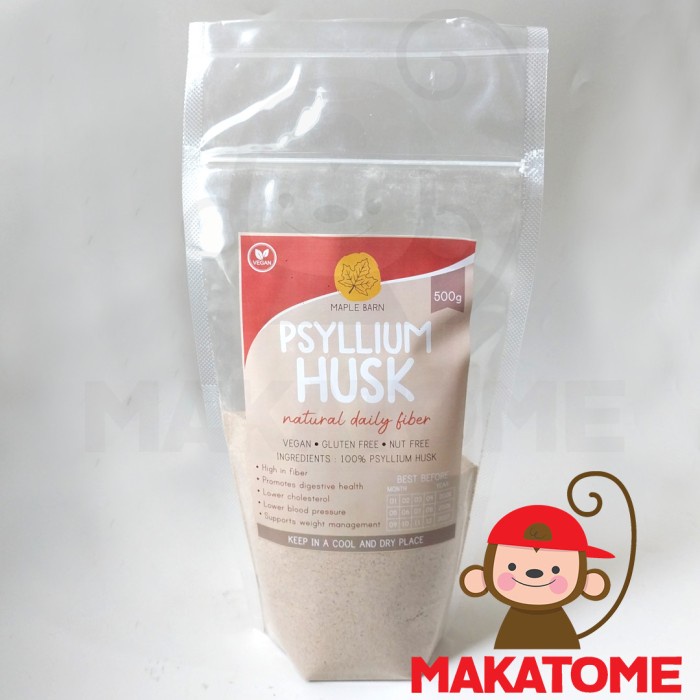 

Populer Psyllium Husk Powder Maple Barn 500gr 500 gr diet serat alami fibre