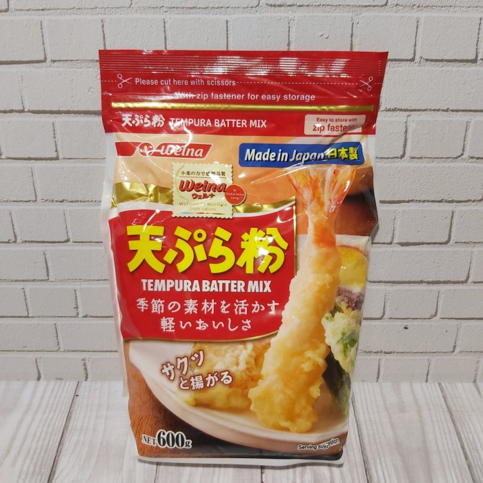 

Update!! WELNA Tempura Batter Mix made in Tepung Tempura Jepang 600 gr