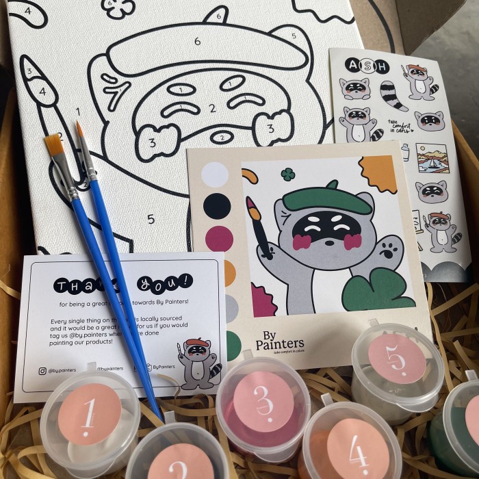 

Paint By Number [Ash] Bypainters Painting Kit 20X20Cm