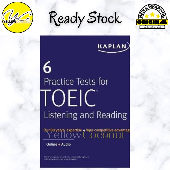 Kaplan 6 Practice Tests For TOEIC - Kaplan Test Prep