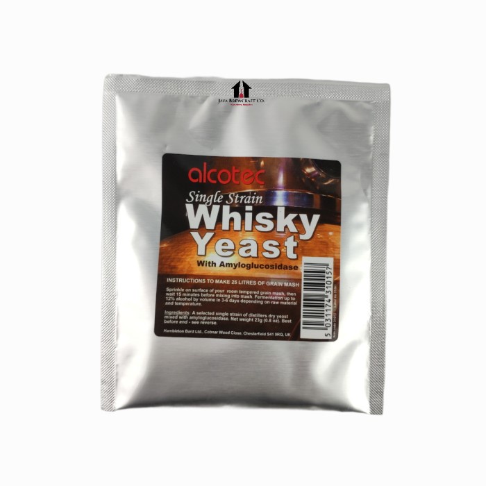 

Terlaris Single Strain Whisky Yeast 23g SALE