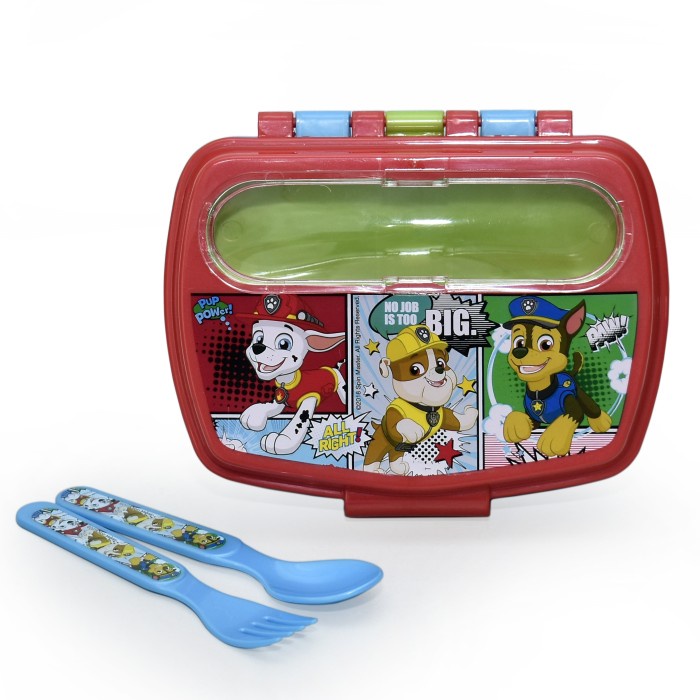 Risti Paw Patrol Tempat Bekal Makan Set With Cutlery Paw Patrol Comic18908
