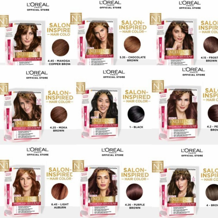 Promo Cat Rambut Loreal Semir Uban L'Oreal Excellent