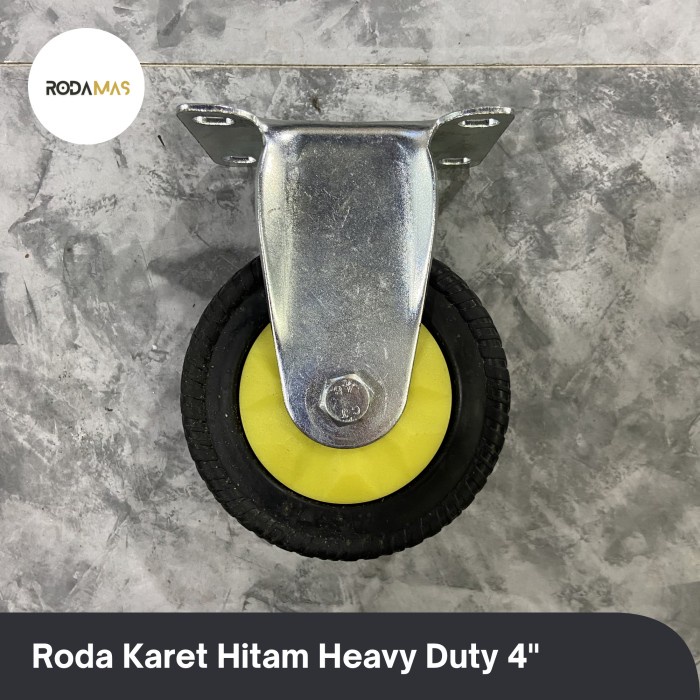 Roda Karet Heavy Duty 4 inch ( Mati )