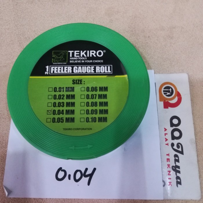 Promo Fuller Gauge Roll Tekiro - Ukuran 0,04X13X5 Mtr