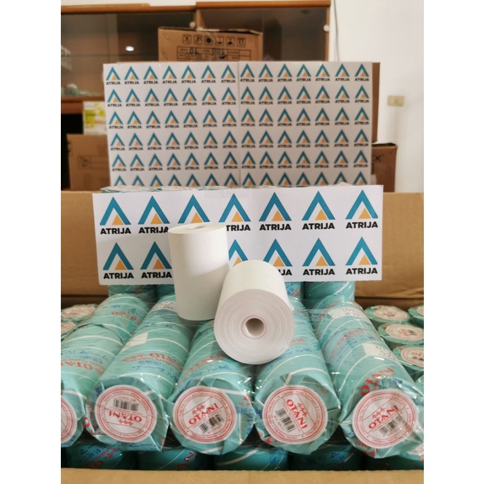 

Promo Coreless Thermal Roll Otani Black 57X40. Kertas Struk Hitam 57 X 40.