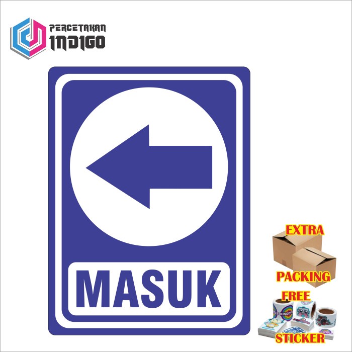 

Promo Plat Alumunium Rambu Tanda Panah Masuk