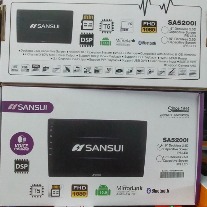 Head unit Android Sansui T5 SA5200i 10inch