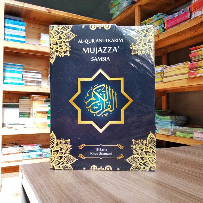 

sale Alquran Per Juz Mujazza Samsia Ukuran Besar A4, Isi 30 Juz Termurah