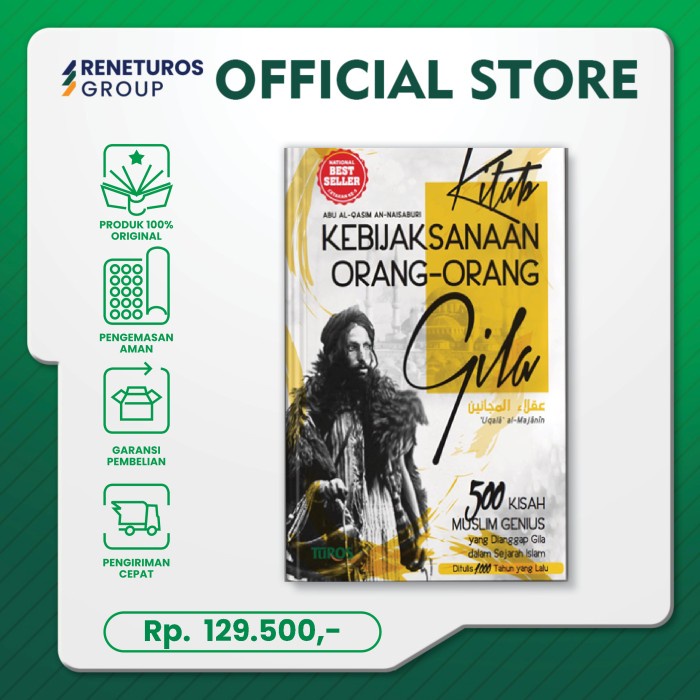 

sale Kitab Kebijaksanaan Orang Gila Hard Cover Termurah
