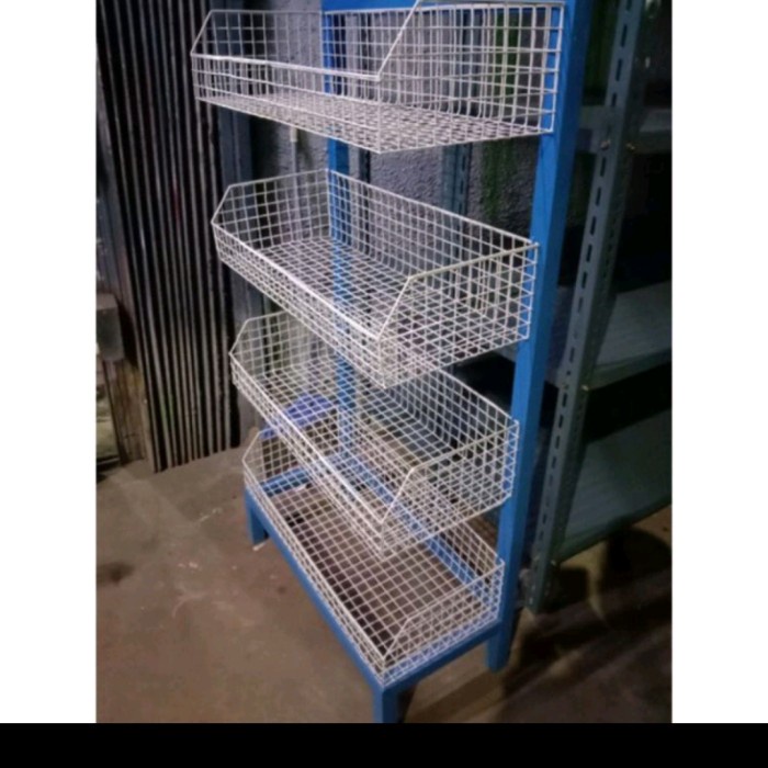 Promo Rak Ciki Warung 4 Susun*Jumbo"