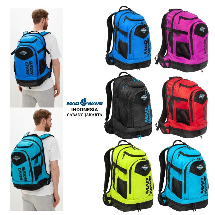 Promo Tas Ransel Peralatan Renang Madwave Backpack Lane Terbaru