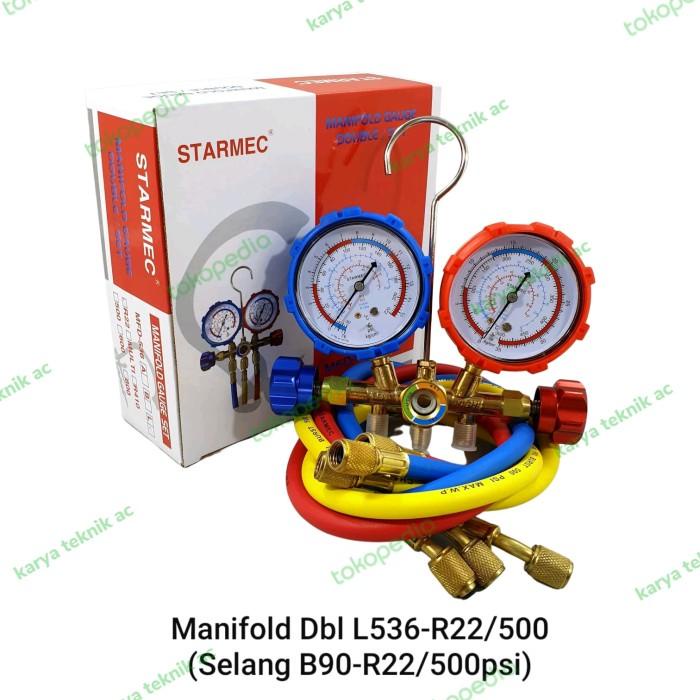 Manifold Double Starmec Gagang Besi