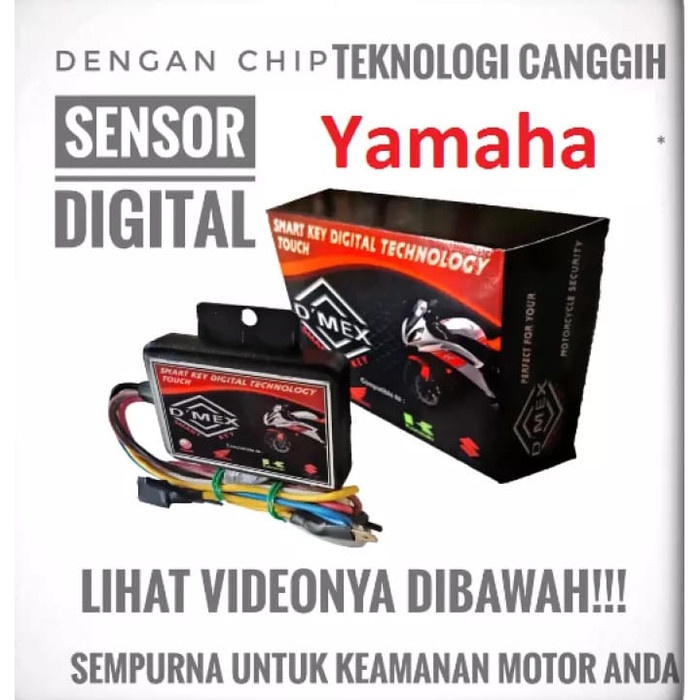 DMEX SMART KEY SENSOR KLAKSON MOTOR PENGAMAN ANTI MALING BEGAL