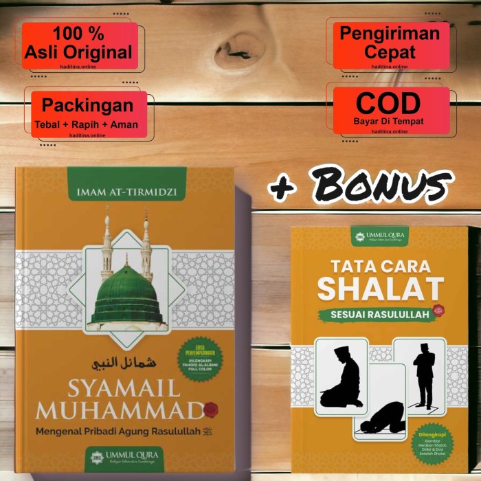 

buku syamail muhammad / syamail muhammadiyah imam tirmidzi