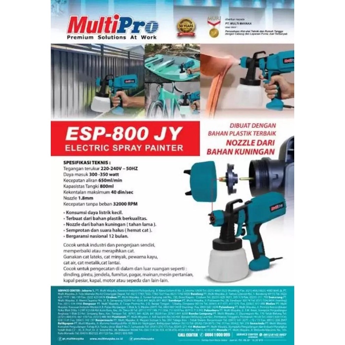Spray Gun Elektrik Spraygun Elektrik Semprot Cat Multipro