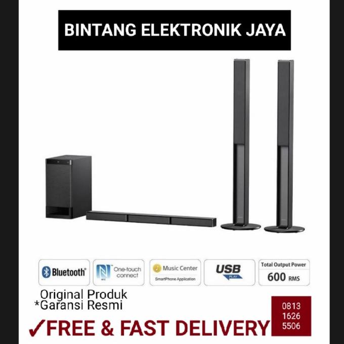 SONY HT-RT40 SOUNDBAR 5.1 HOME THEATER SURROUND CINEMA 600W