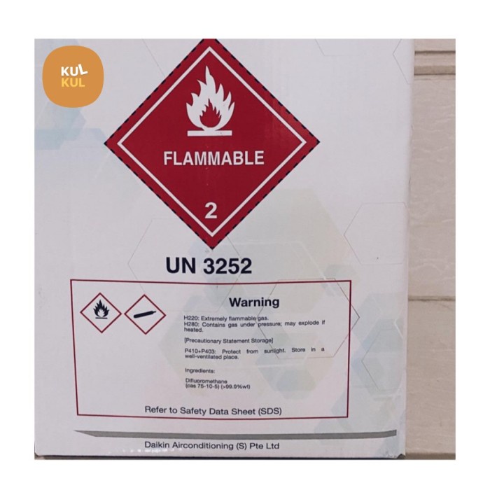 Freon R32 Isi 3 Kg - Dsp Daikin Original.