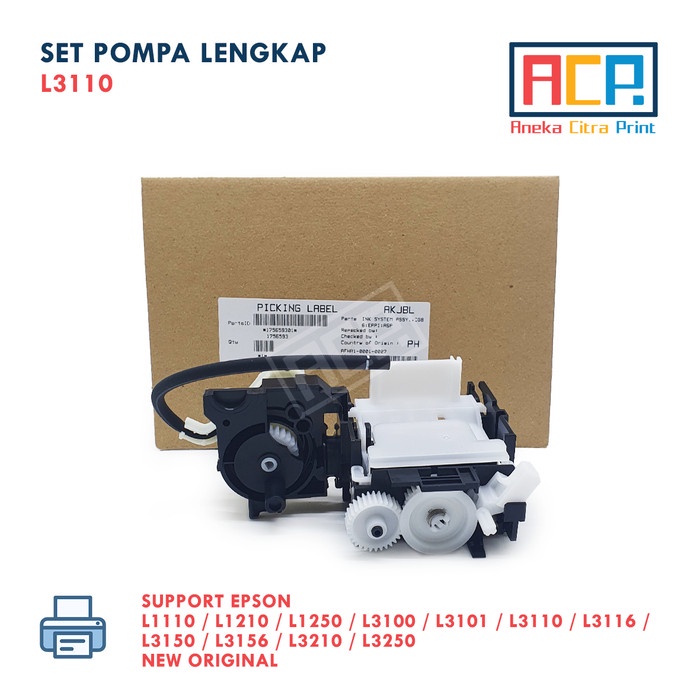 Purge Unit / Pompa Pump Absorber Printer Epson L1110 L3110 L3150 L4150 Promo Terbaru