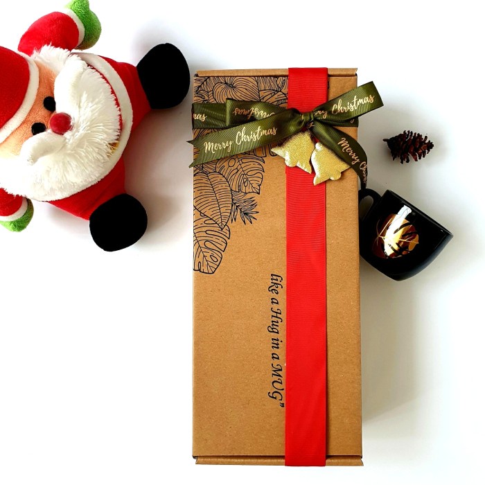 

DISKON MURAH Hadiah Natal / Parcel Natal Tahun Baru Tea Set Golden Monstera BERRY30.JAYA