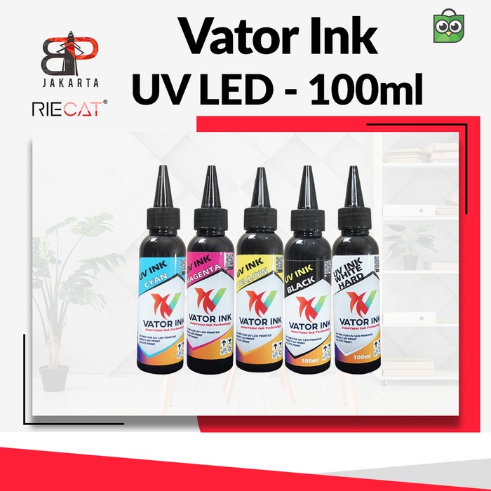 

Terbaru Tinta Vator Uv Dtf Led Premium Ink 100Gr Ready Stock