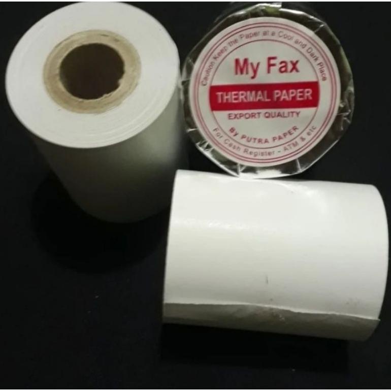

TERBARU KERTAS THERMAL 80X50MM / STRUK KASIR PRINTER 80MM PAKET 10 PCS MURAH